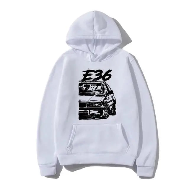 Robin – Hoodie mit sportlichem Auto-Design