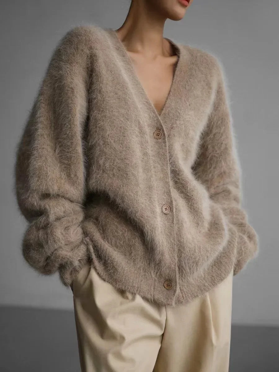 Rachael – Eleganter Damen-Cardigan mit langen Ärmeln