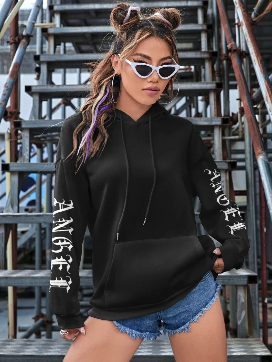 Isabelle - Fleece-Kapuzenjacke mit Engelsflügeln