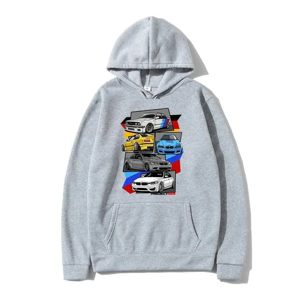 Robin – Hoodie mit sportlichem Auto-Design
