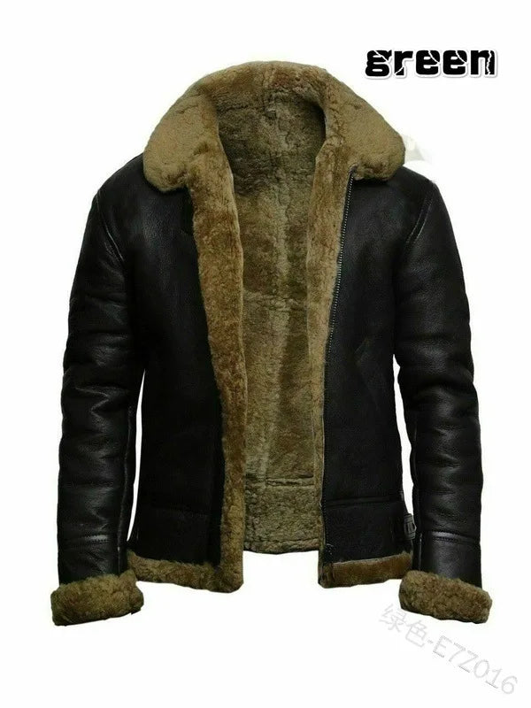 Erik - Jacke für Herren - Kunstfell, langärmelig, für Herbst und Winter
