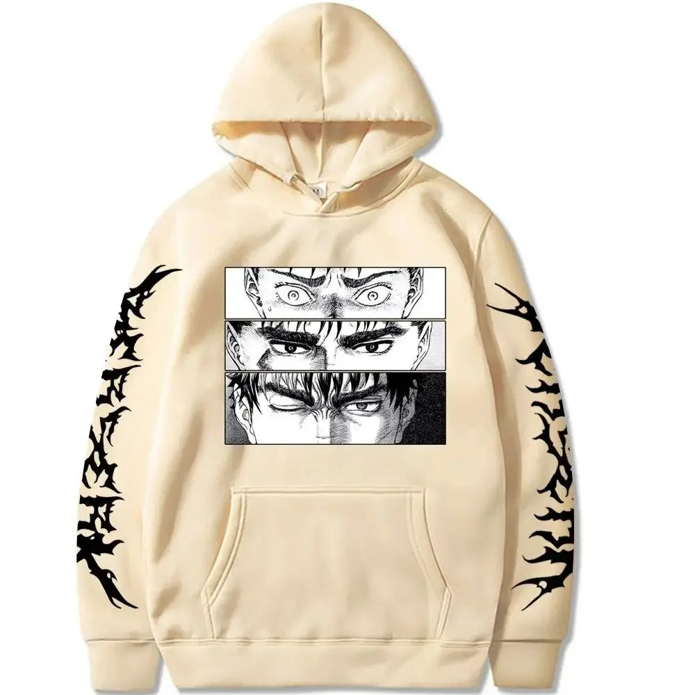 Luca – Unisex Kapuzenpullover mit grafischem Manga-Design