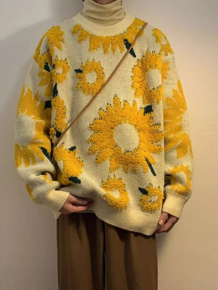 Viggo - Herren-Baggy-Pullover für Frühling und Herbst im japanischen Retro-Stil