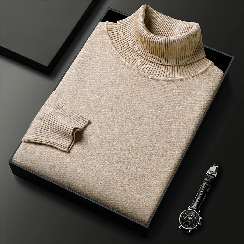 Felix - Rollkragenpullover für Herren - Slim Fit, warm, für Herbst und Winter