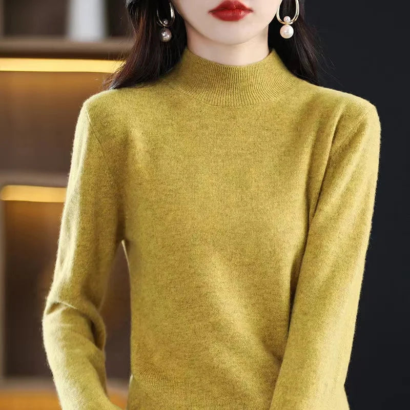 Agnete – Pullover mit hohem Kragen für Herbst und Winter