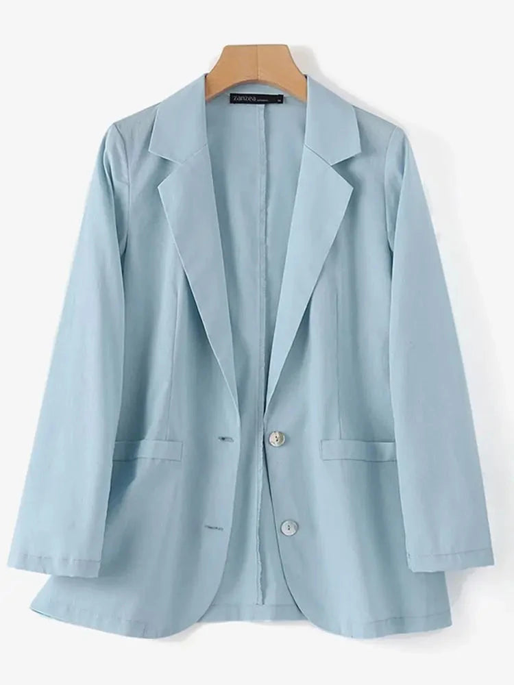 Mara – Leichter Damen-Blazer mit Dreiviertelärmeln