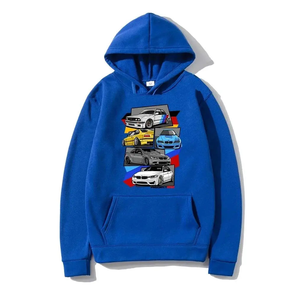 Robin – Hoodie mit sportlichem Auto-Design
