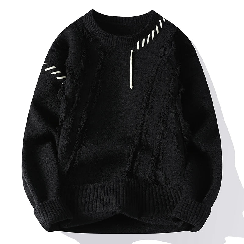 Dominic - Patchwork-Strickpullover