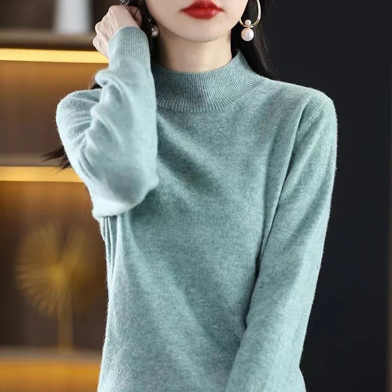 Agnete – Pullover mit hohem Kragen für Herbst und Winter