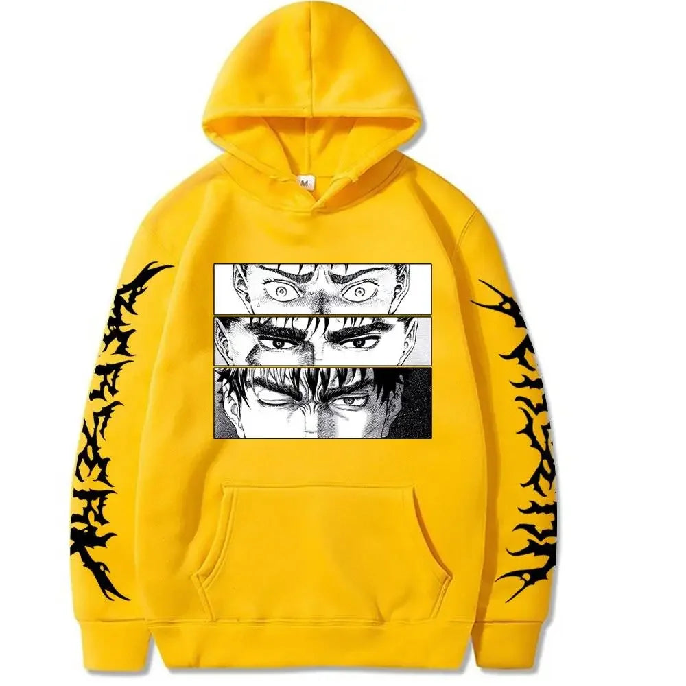 Luca – Unisex Kapuzenpullover mit grafischem Manga-Design