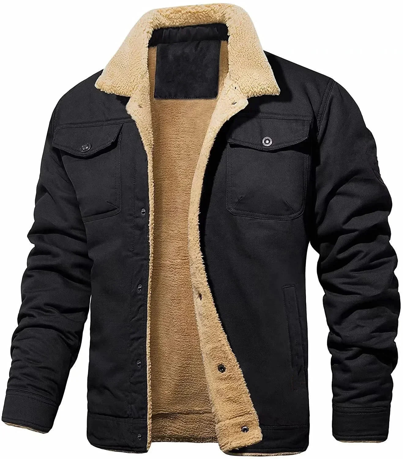 Leonard – Faltkragen Jacke für Herren