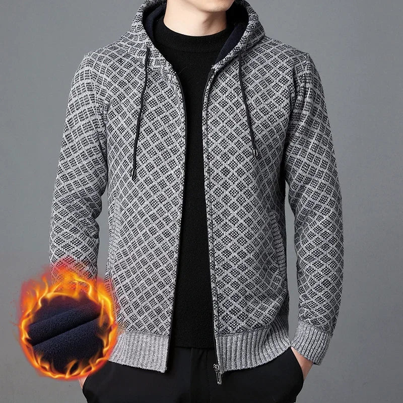 Anders - Warme Winter-Strickjacke für Herren