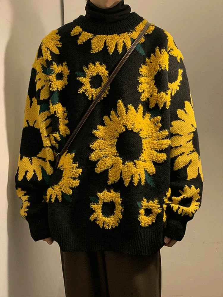 Viggo - Herren-Baggy-Pullover für Frühling und Herbst im japanischen Retro-Stil