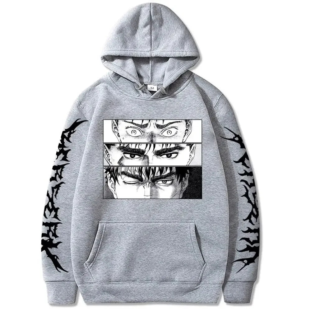 Luca – Unisex Kapuzenpullover mit grafischem Manga-Design
