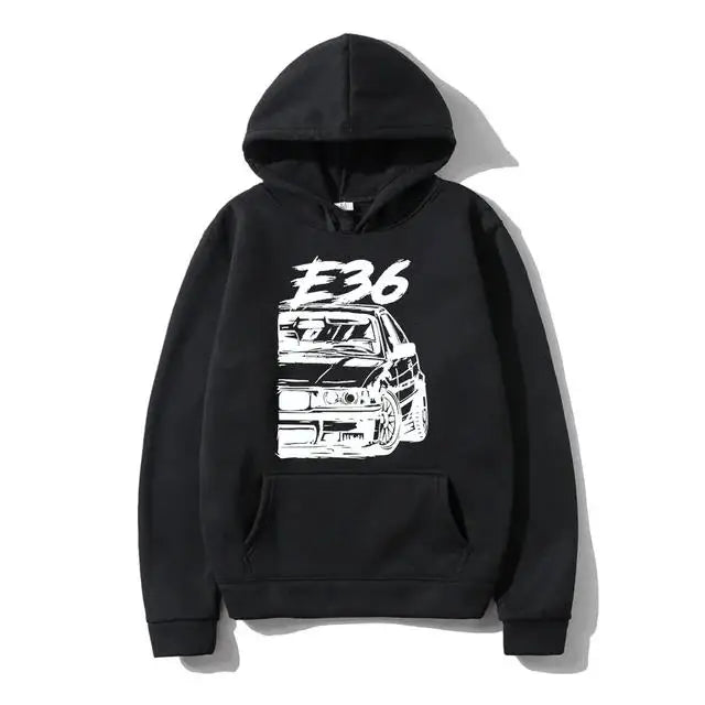 Robin – Hoodie mit sportlichem Auto-Design