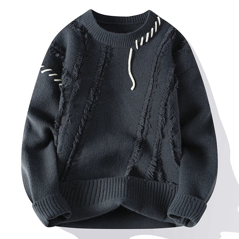 Dominic - Patchwork-Strickpullover