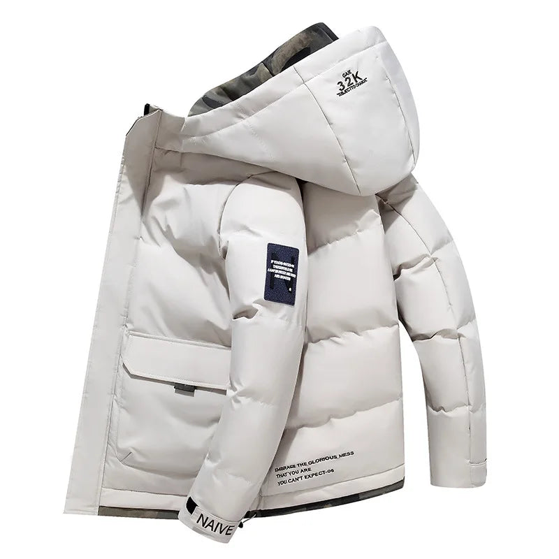 Gregory – Warme Herrenparka aus Baumwolle mit Kapuze