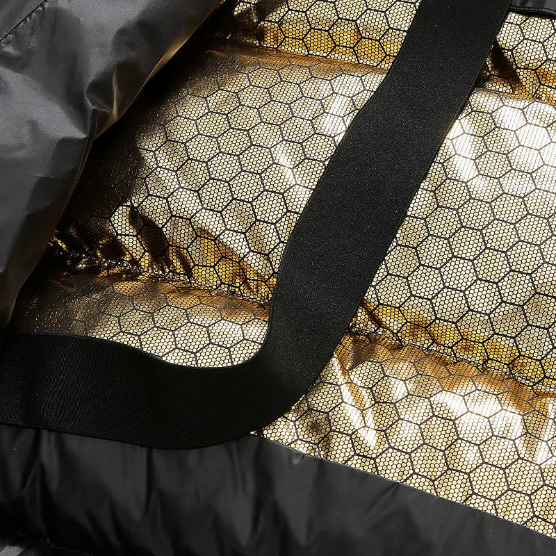 Herren Daunenjacke mit Kapuze – Sportlicher Winter Steppmantel, lässig und warm