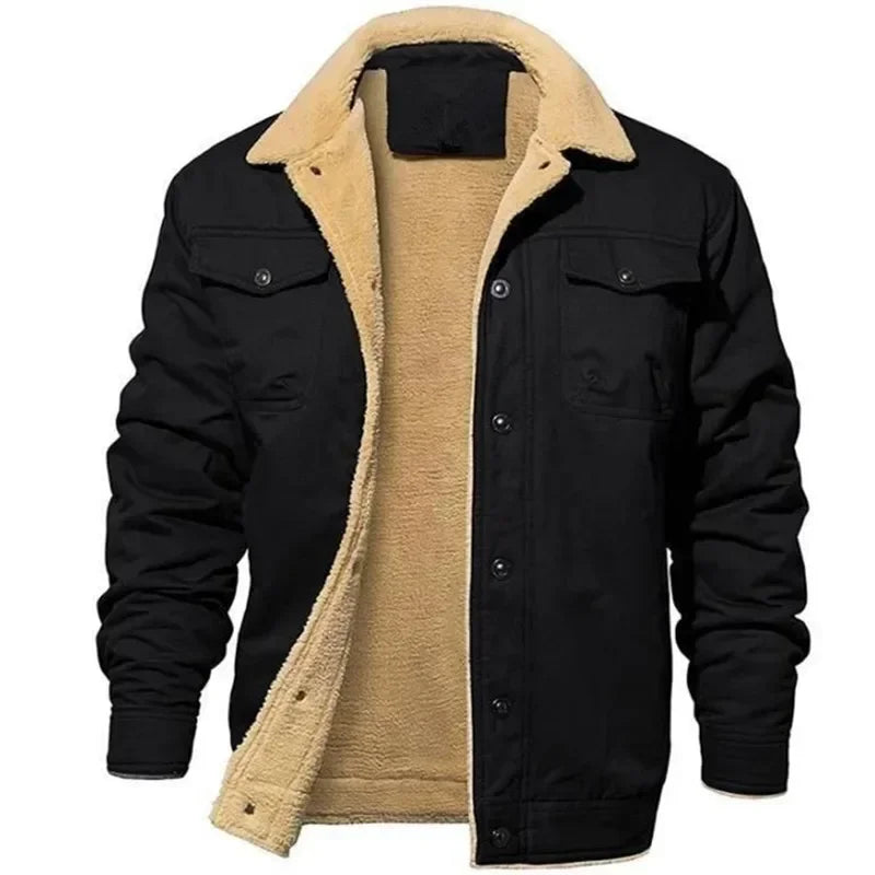 Leonard – Faltkragen Jacke für Herren