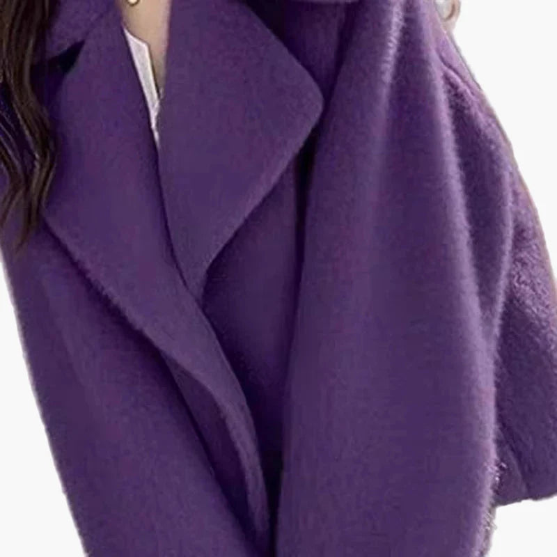 Damen Eleganter Oversize Mantel – Modischer Wintermantel für Alltag & Büro