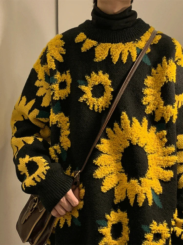 Viggo - Herren-Baggy-Pullover für Frühling und Herbst im japanischen Retro-Stil