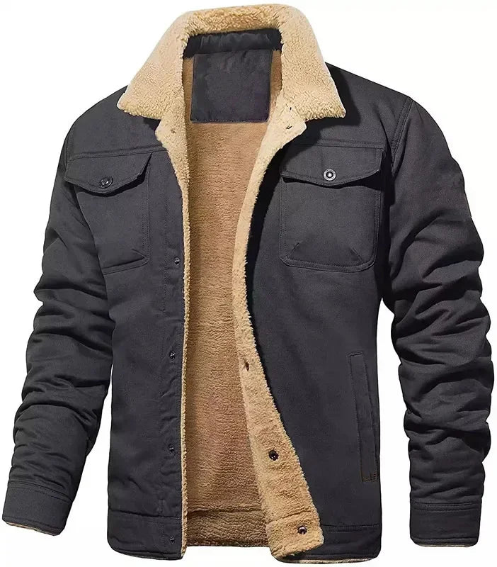 Leonard – Faltkragen Jacke für Herren