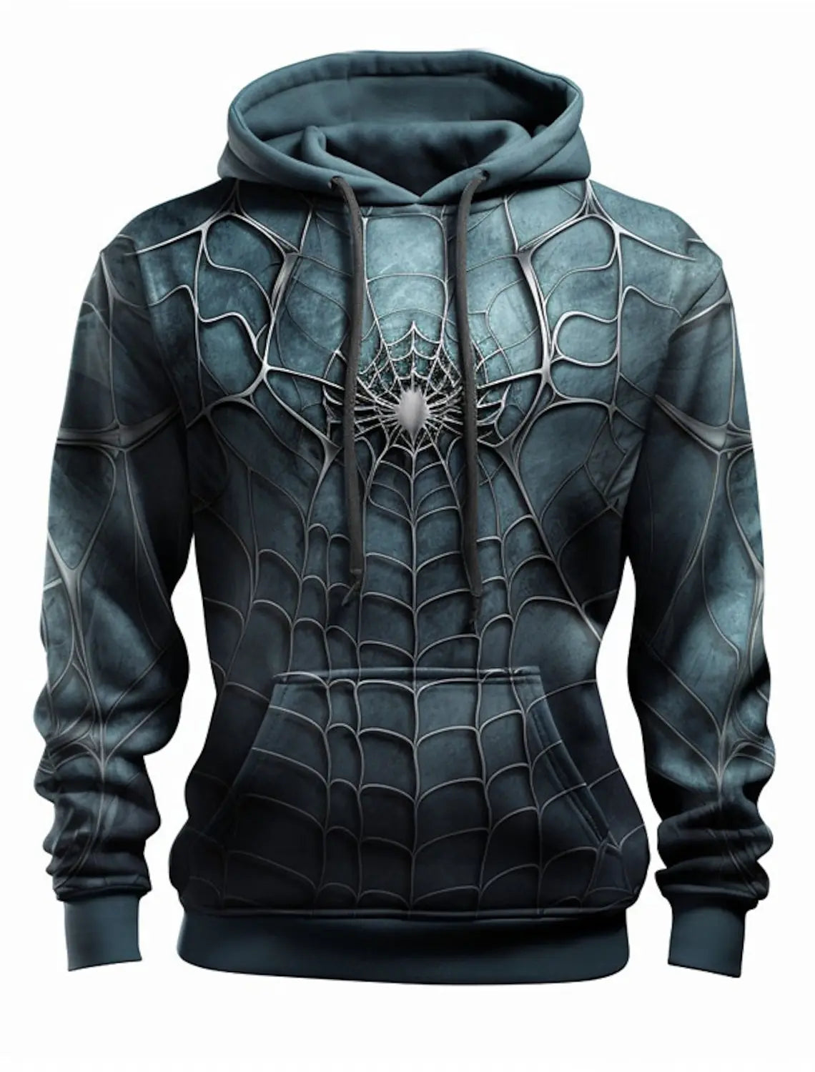 Stefan – Kapuzenpullover im Spinnen-Design
