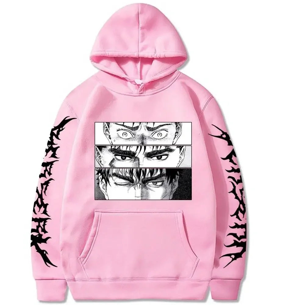 Luca – Unisex Kapuzenpullover mit grafischem Manga-Design