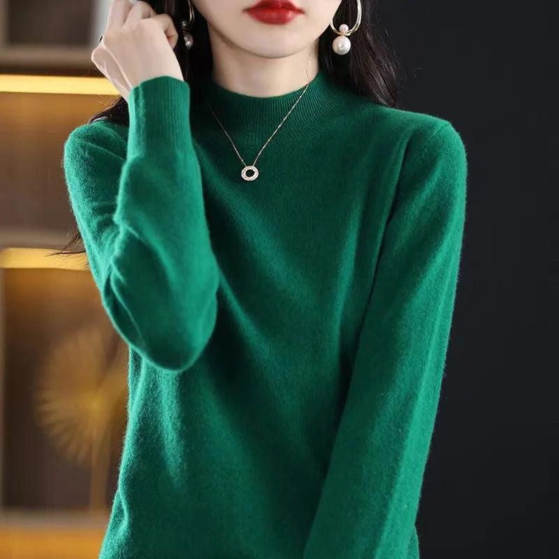 Agnete – Pullover mit hohem Kragen für Herbst und Winter