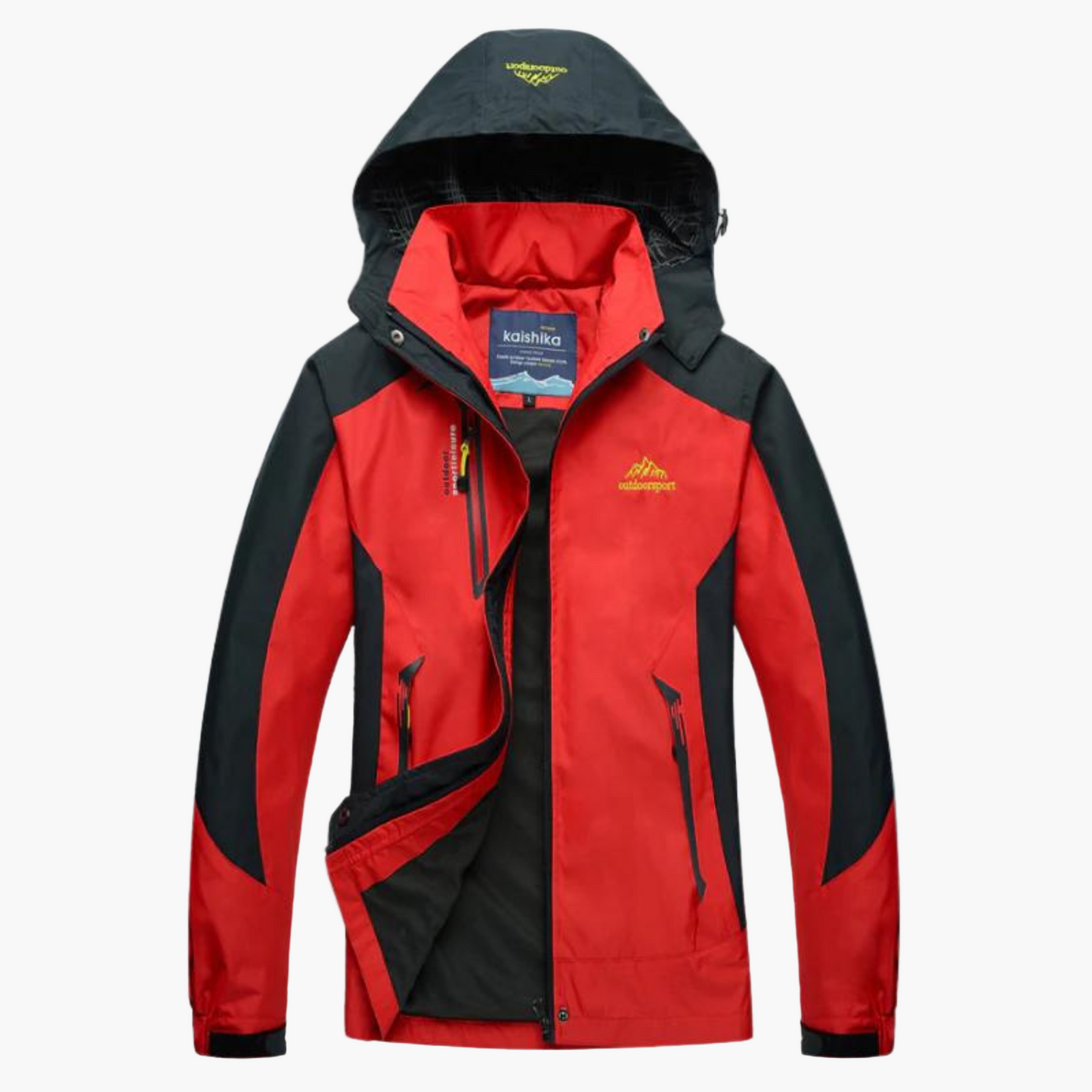 Damen Outdoor Wanderjacke mit Kapuze – Atmungsaktiv, Wind- & Wasserdicht, Ideal für Trekking & Camping