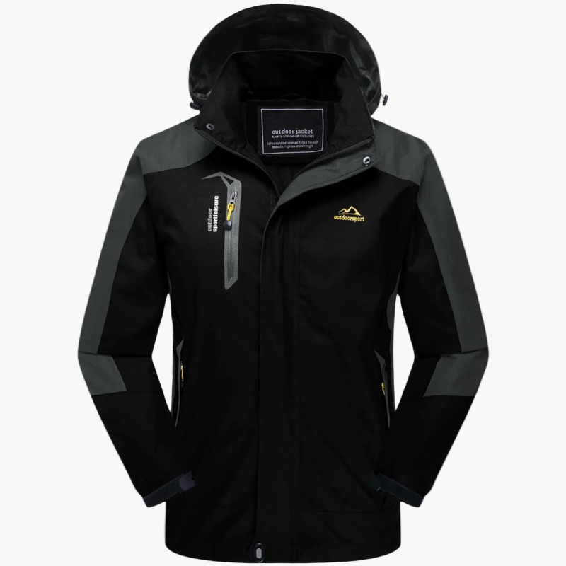 Damen Outdoor Wanderjacke mit Kapuze – Atmungsaktiv, Wind- & Wasserdicht, Ideal für Trekking & Camping