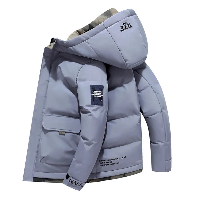 Gregory – Warme Herrenparka aus Baumwolle mit Kapuze