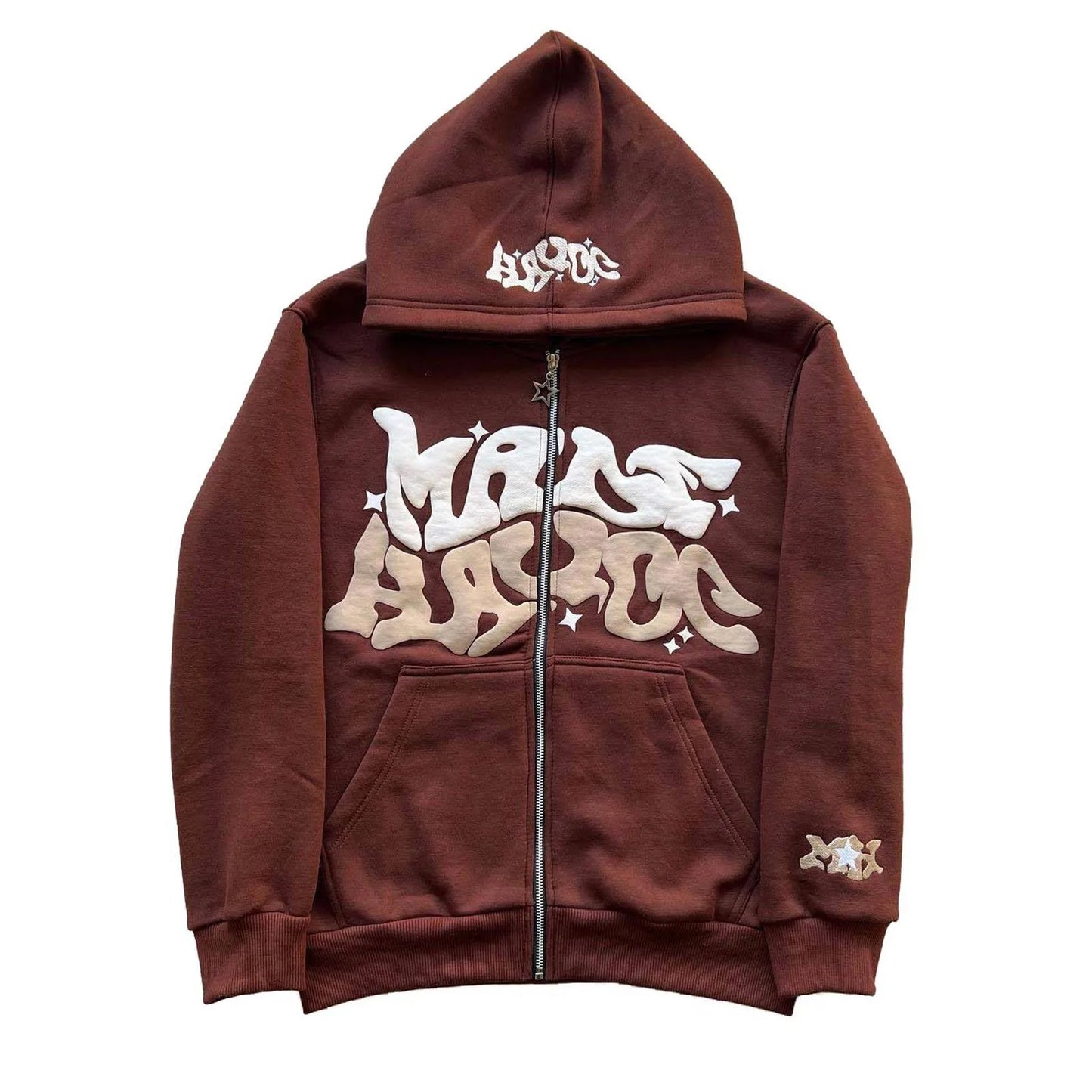 Max – Kapuzenjacke mit auffälligem Schriftzug-Design