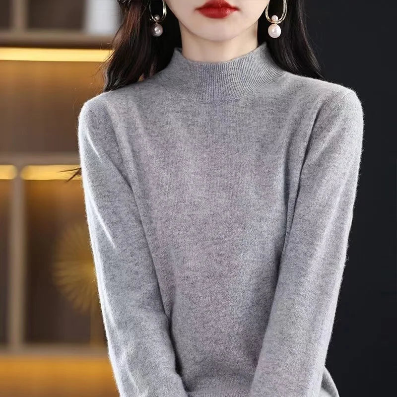 Agnete – Pullover mit hohem Kragen für Herbst und Winter