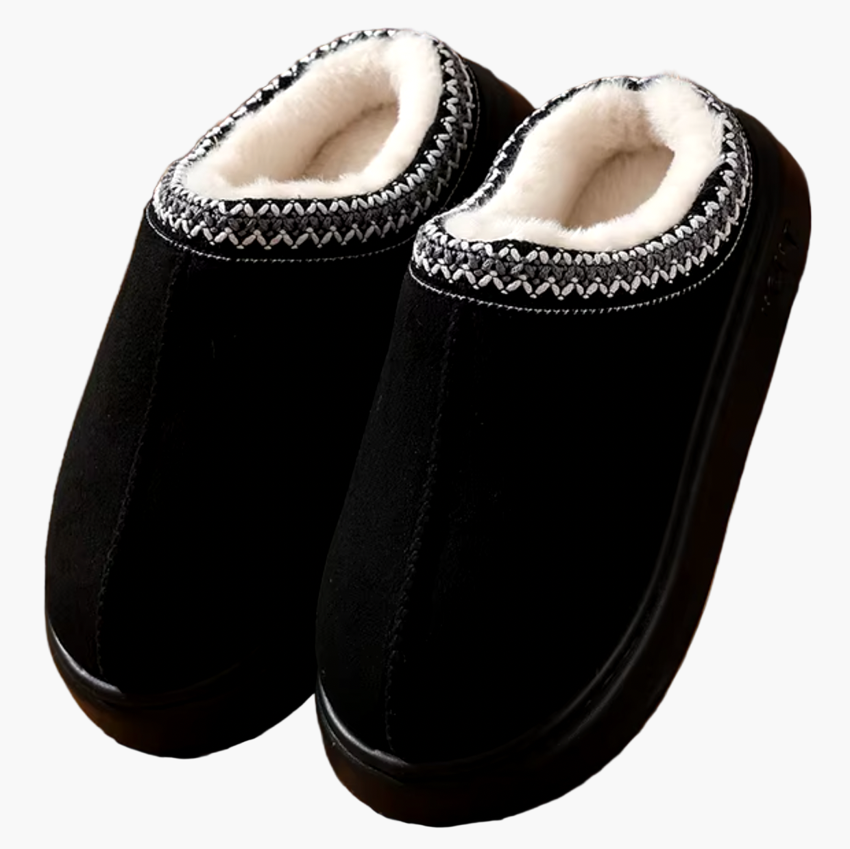 Herren Hausschuhe – Bequeme Winter Pantoffeln mit Warmfutter und rutschfester Sohle für Zuhause