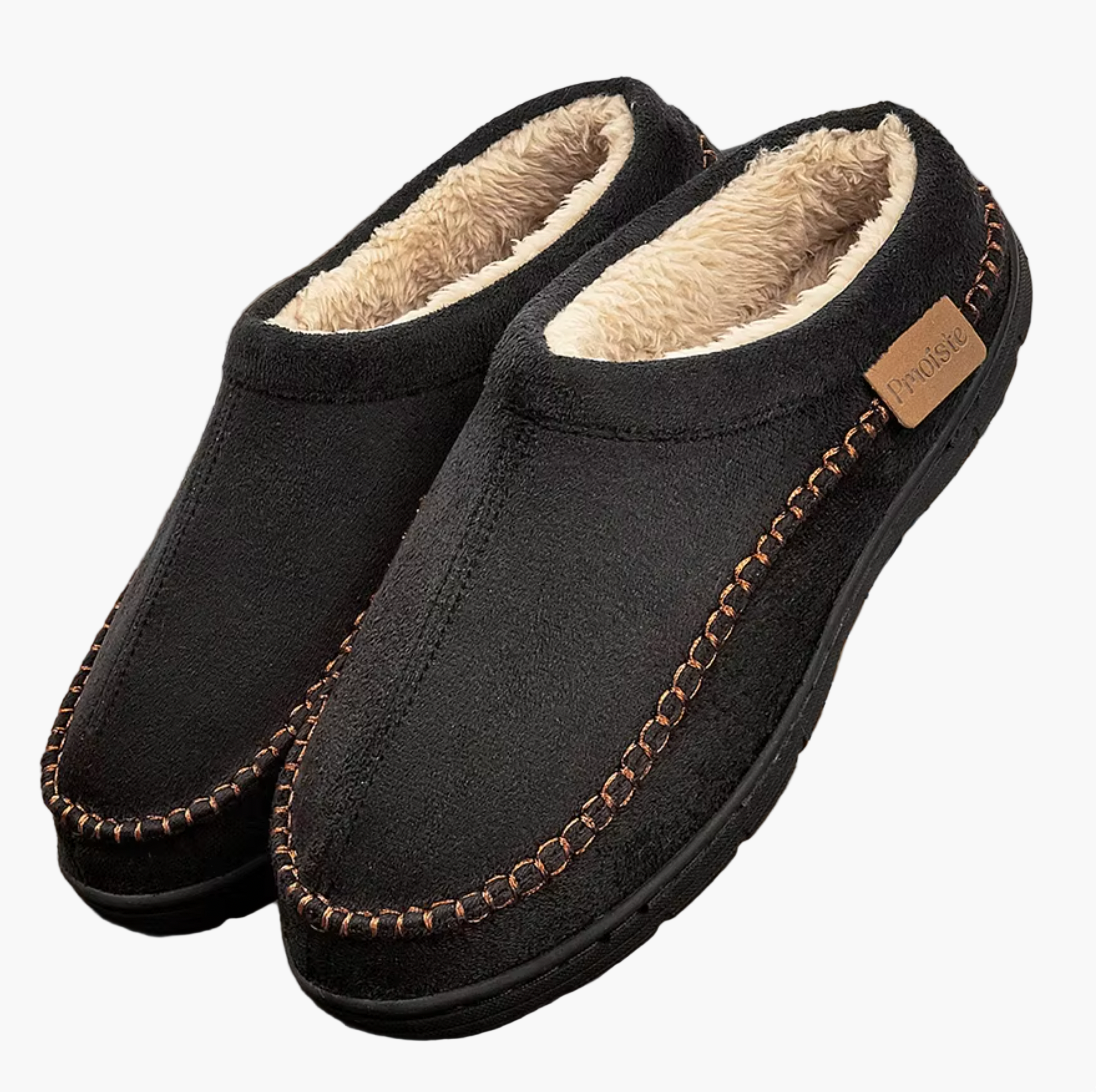 Herren Hausschuhe mit Memory Foam – Kuschelige Slipper für drinnen und draußen