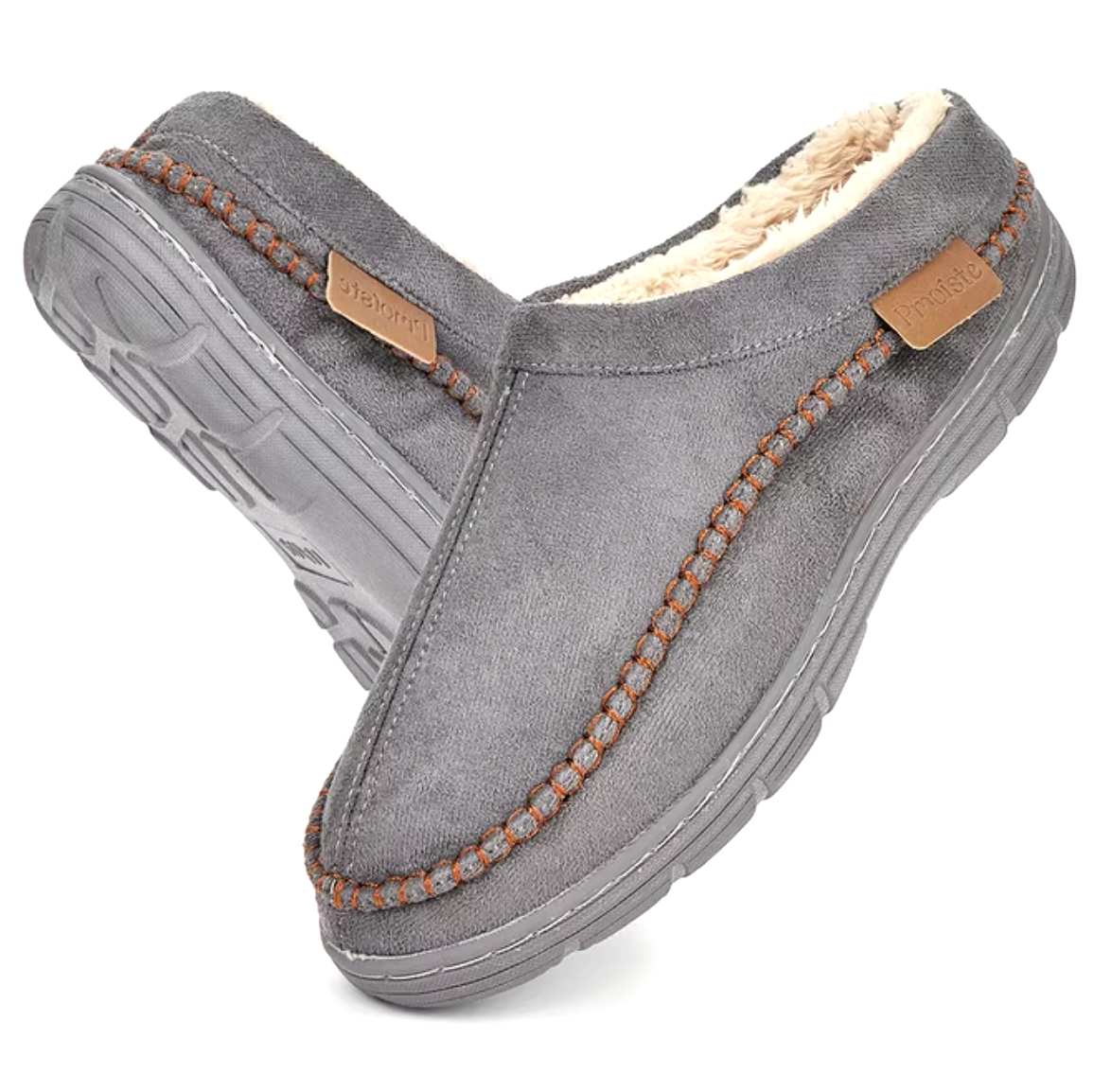 Herren Hausschuhe mit Memory Foam – Kuschelige Slipper für drinnen und draußen