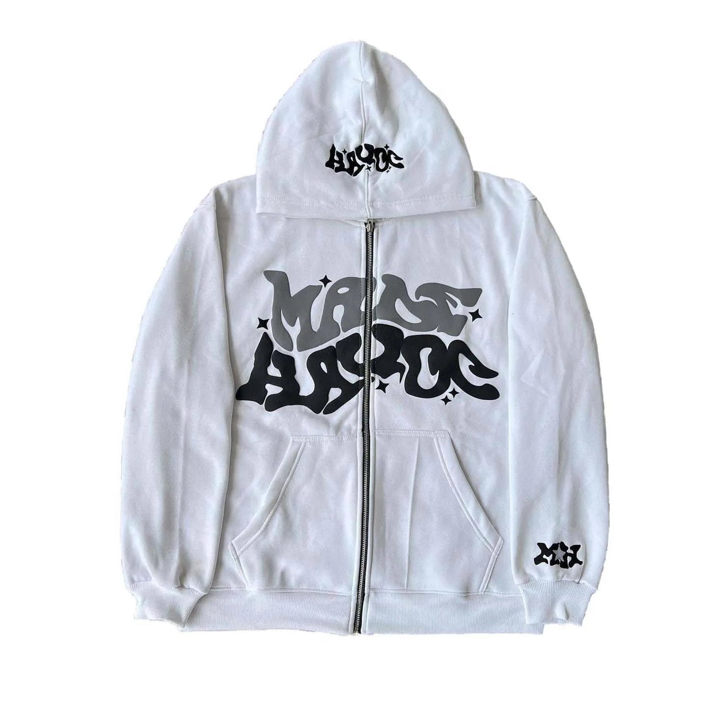Max – Kapuzenjacke mit auffälligem Schriftzug-Design