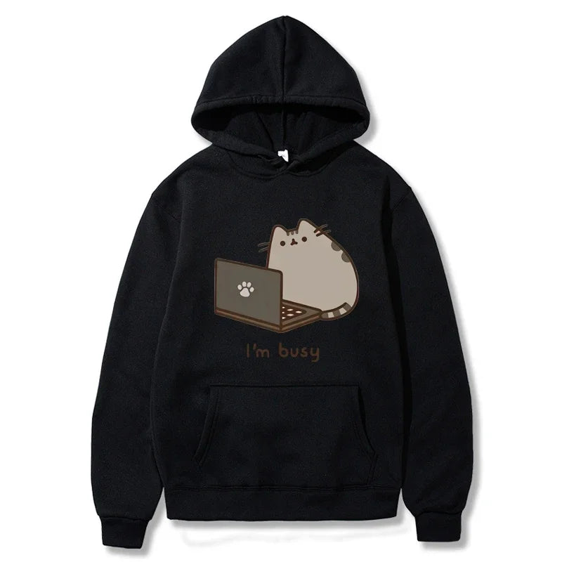 Tobias – Kapuzenpullover mit niedlichem Katzenmotiv
