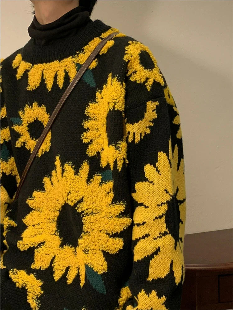 Viggo - Herren-Baggy-Pullover für Frühling und Herbst im japanischen Retro-Stil