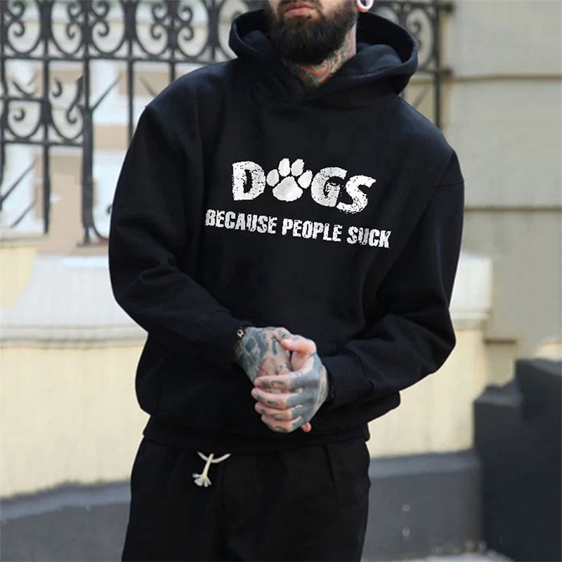 Niklas – Kapuzenpullover mit auffälligem grafischem Motiv