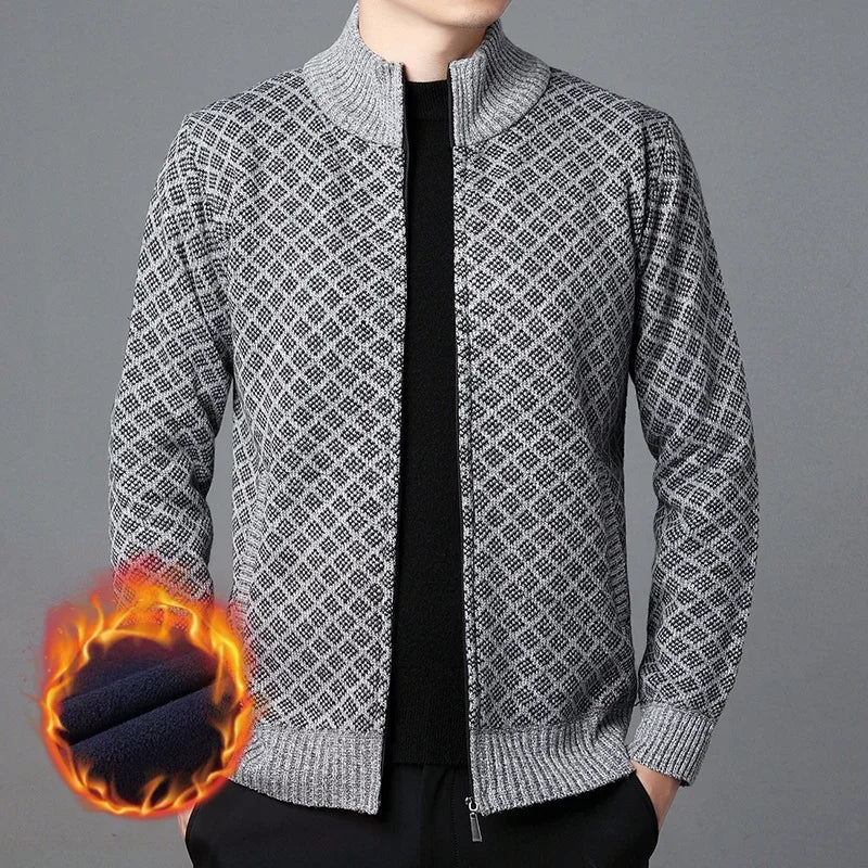 Anders - Warme Winter-Strickjacke für Herren