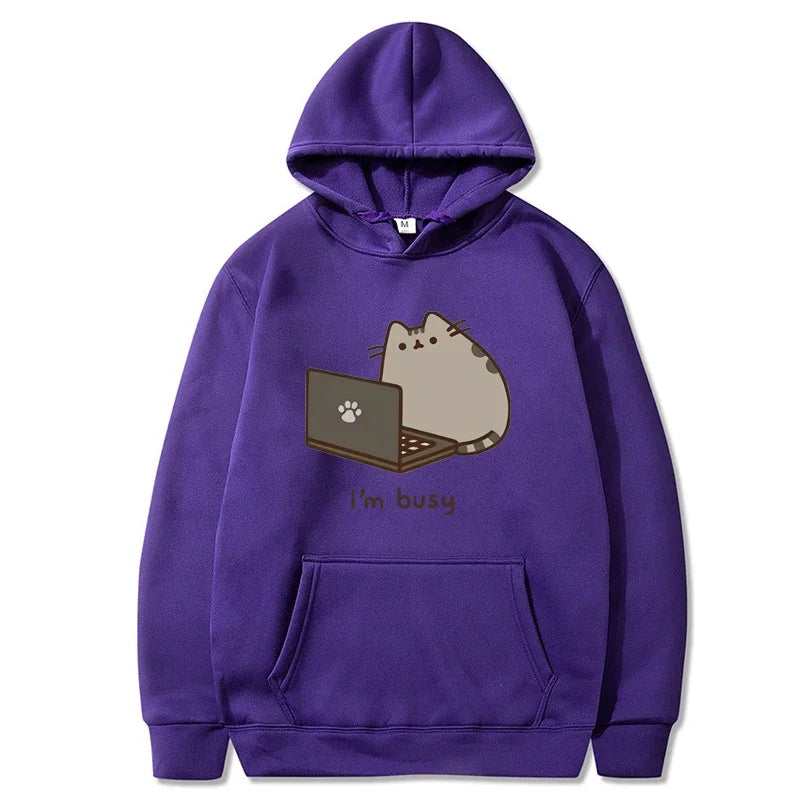 Tobias – Kapuzenpullover mit niedlichem Katzenmotiv