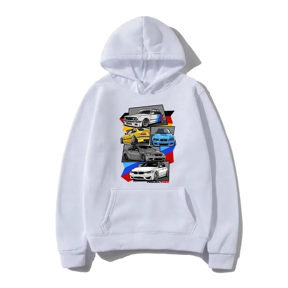 Robin – Hoodie mit sportlichem Auto-Design
