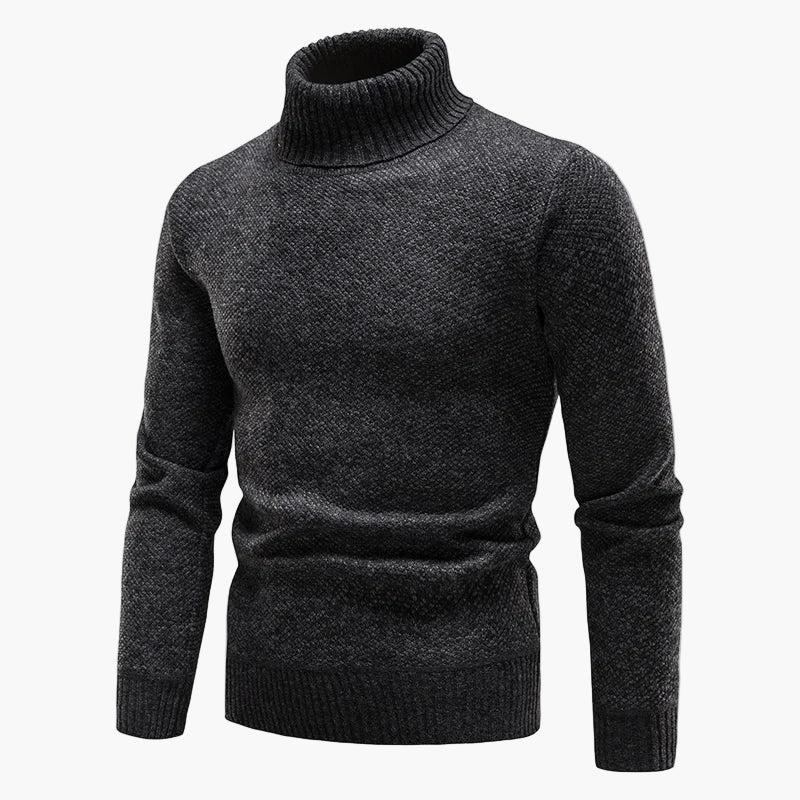 Herren Rollkragenpullover Strick Modern Freizeit Wintermode