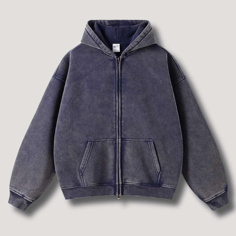 Liam - Oversize Kapuzenjacke im Vintage-Look