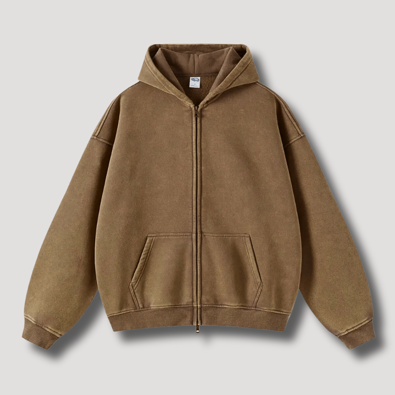Liam - Oversize Kapuzenjacke im Vintage-Look