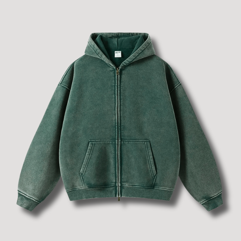 Liam - Oversize Kapuzenjacke im Vintage-Look