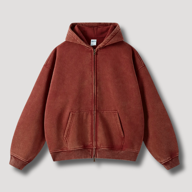 Liam - Oversize Kapuzenjacke im Vintage-Look