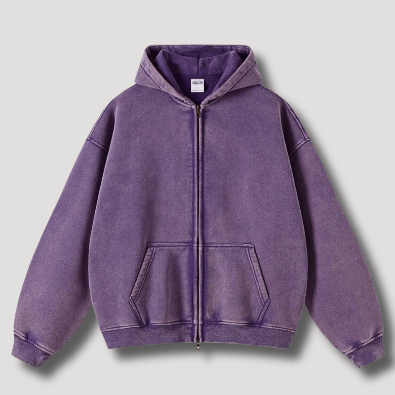 Liam - Oversize Kapuzenjacke im Vintage-Look